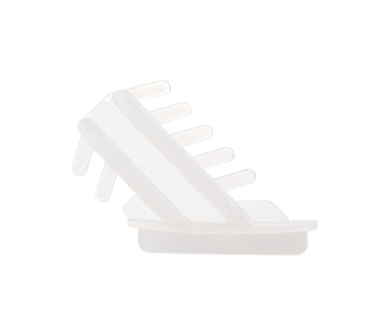 Şeffaf (Sag) 8x18mm 45° Final Karolaj Bağlantısı Yapışkanlı