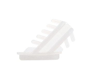 Şeffaf (Sol) 8x18mm 45° Final Karolaj Bağlantısı Yapışkanlı